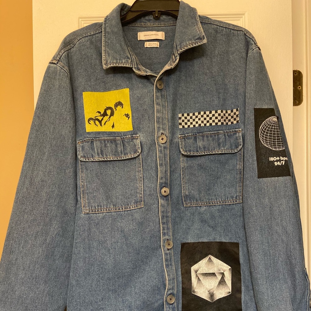 Men’s urban outfitters denim shirt